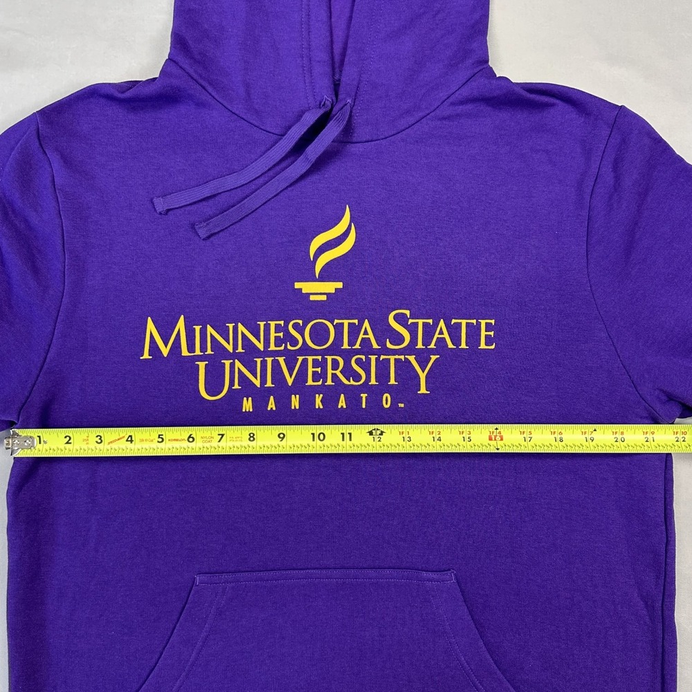 Minnesota State University Mankato Hoodie Men Large Purple‎ Cozy Sweatshirt New - Picture 5 of 9
